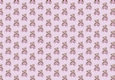 Pretty bear in pink ballerina tutu backing paper