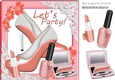 Lets party! lovely peach shoes & Accessories 8x8
