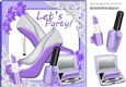 Lets party! lovely purple shoes & Accessories 8x8