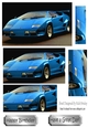 Lovely blue Lamborghini pyramids
