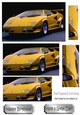 Lovely gold Lamborghini pyramids