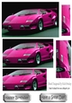 Lovely Pink Lamborghini pyramids