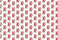 Santa doing the dab the trendy dance backing paper