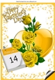 Pretty gold rose for that special day the 14th A4