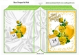 Pretty gold rose for that special day the 14th folded book