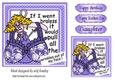 Stella with purple floral bra 5x5