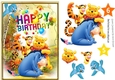 pooh bear with friends in the meadows A5
