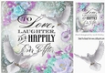 White doves and turq/lilac roses for your special day 8x8
