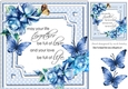 May your life together be full of love with blue roses 8x8