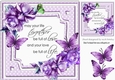 May your life together be full of love with lilac roses 8x8