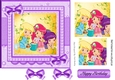 strawberry girl chillin out with her best friends pyramids in 7x7 frame