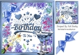 Cocktails for the birthday girl with blue bow 8x8