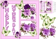 pretty lilac/purple roses for mothers day 8x8