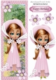 Lovely country girl in pink bonnet TALL DL