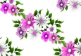lilac/pink/white flowers backing paper (LARGE)