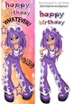 Girl with attitude (purple) tall DL
