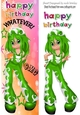 Girl with attitude (green) tall DL