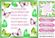 A Pretty card front of butterflies with script 8x8 (2)