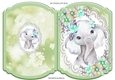 Cute ele in water colour on lace bracket card (4)