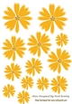 Pretty gold polkadot flower embelishments with diamonds png/jpg