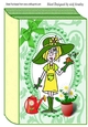 Oh i do enjoy a spot of gardening, gardening gal A4 Book card front