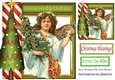 Christmas tree frame with Angel 8x8