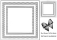 silver polkadot 8x8 frame card front/insert