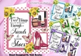 Can never have enough friends and shoes 4 8x8 Card fronts mini kit