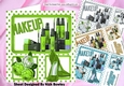 4 Lovely Card Fronts to Pamper! on your special day 8x8 mini kit