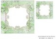 green floral card front/insert 7x7