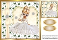 The snow princess going to the christmas ball with diamonds 8x8 (two)
