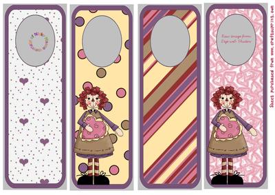 Love Annie, Bookmarks/doorhangers