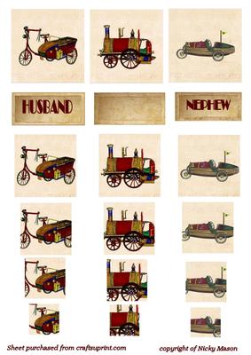Heritage Transport Pyramid Toppers