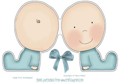 Baby Boy Double Sided Card