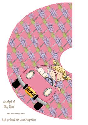 Girl New Driver Wobble Card