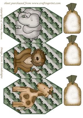 Jungle Buddies Trifold Card