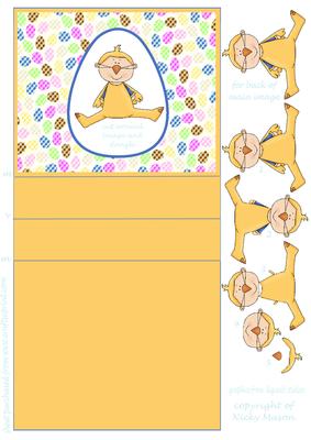 Little Duckling Tent Card