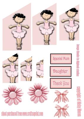 Penny Ballerina Stacker Sheet