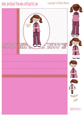 Marie Tent Card