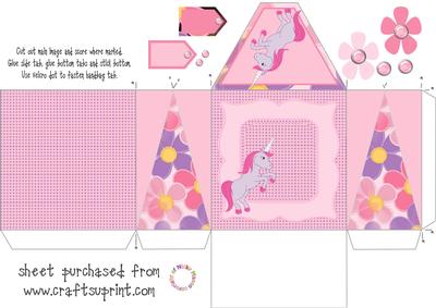 Unicorn Handbag/gift Box Bag