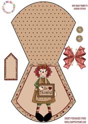 Thankful Annie Wobble Card