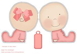 Baby Girl Double Sided Card