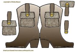 Rugged Cowboy Boot