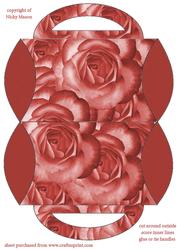 Red Roses Pillowbox Bag