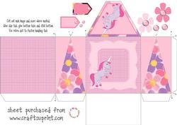 Unicorn Handbag/gift Box Bag