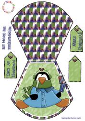 Blue Penguin Wobble Base