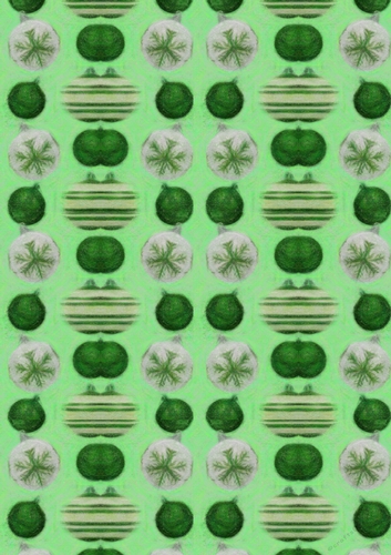 Christmas Bauble Design Background paper