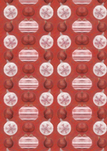 Christmas Bauble Design Background paper