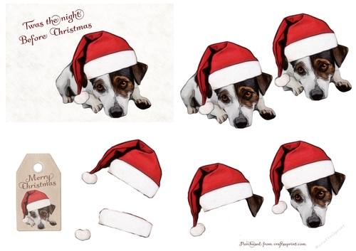 Twas The Night Before Christmas Jack Russell