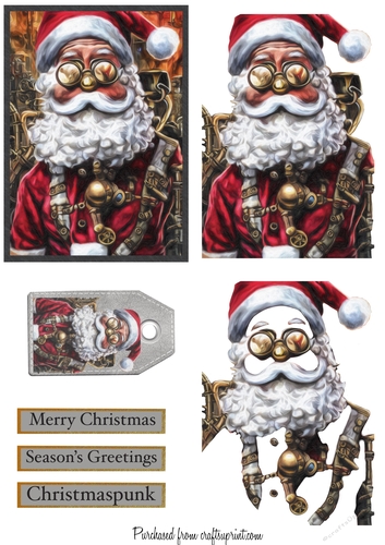 Steampunk Christmas Santa